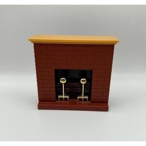 1:16 Scale Miniature Fisher Price Doll House Fire Place 1970s, Living Room Decor